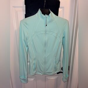 Light Aqua Long Sleeve Top - Blue/green LULULEMON DEFINE JACKET